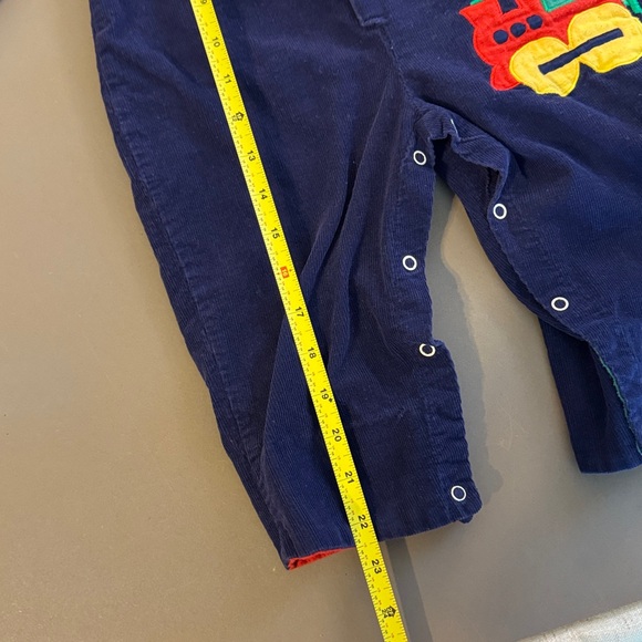 Tiny Tots Original Vintage Blue Corduroy Engineer Baby Jumpsuit Size 12 months - Picture 6 of 7